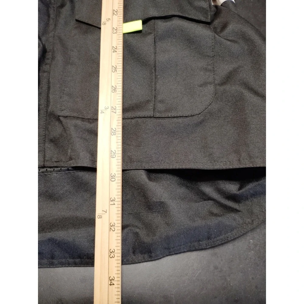 Alpha Cycle Gear Motorcycle Riding Jacket Black Gray Hi‑Vis Men 3XL Armor Padded